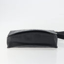 BURBERRY Shoulder Bag Leather Silver Black Auth ep15563-5