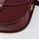 GUCCI Micro GG Supreme Shoulder Bag Red Gold Auth ep15564-10