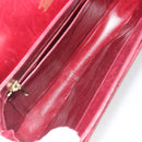 GUCCI Micro GG Supreme Shoulder Bag Red Gold Auth ep15564-18