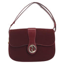 GUCCI Micro GG Supreme Shoulder Bag Red Gold Auth ep15564-2