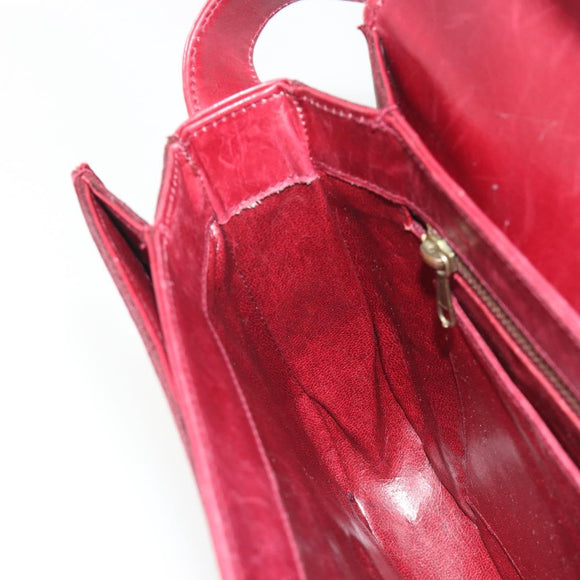 GUCCI Micro GG Supreme Shoulder Bag Red Gold Auth ep15564