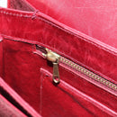 GUCCI Micro GG Supreme Shoulder Bag Red Gold Auth ep15564-21
