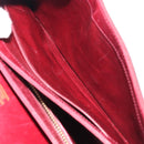 GUCCI Micro GG Supreme Shoulder Bag Red Gold Auth ep15564-24