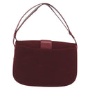 GUCCI Micro GG Supreme Shoulder Bag Red Gold Auth ep15564-3