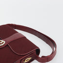 GUCCI Micro GG Supreme Shoulder Bag Red Gold Auth ep15564-8