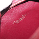 Christian Dior Honeycomb Canvas Shoulder Bag Bordeaux Gold Auth ep15565-17