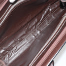 GUCCI Hand Bag Leather Brown Gold Auth ep15568-17
