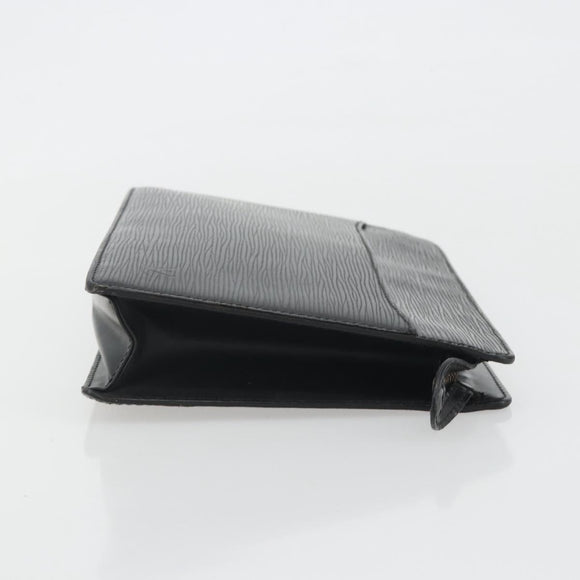 LOUIS VUITTON Epi Pochette Homme Clutch Bag Black M52522 LV Auth ep15569