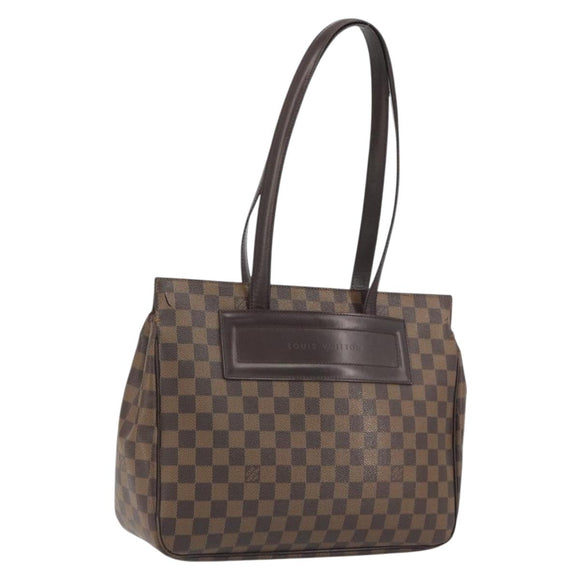 LOUIS VUITTON Damier Ebene Parioli PM Tote Bag N51123 LV Auth ep15571