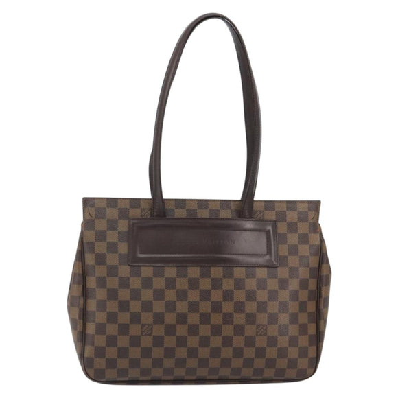 LOUIS VUITTON Damier Ebene Parioli PM Tote Bag N51123 LV Auth ep15571