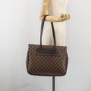 LOUIS VUITTON Damier Ebene Parioli PM Tote Bag N51123 LV Auth ep15571-24