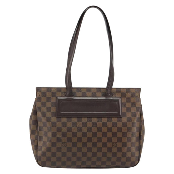 LOUIS VUITTON Damier Ebene Parioli PM Tote Bag N51123 LV Auth ep15571
