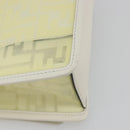FENDI Zucca Canvas Chain Shoulder Bag Vinyl Clear Gold Auth ep15572-13