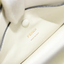 FENDI Zucca Canvas Chain Shoulder Bag Vinyl Clear Gold Auth ep15572-18