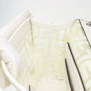 FENDI Zucca Canvas Chain Shoulder Bag Vinyl Clear Gold Auth ep15572-21