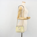 FENDI Zucca Canvas Chain Shoulder Bag Vinyl Clear Gold Auth ep15572-24