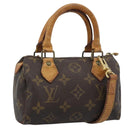 LOUIS VUITTON Monogram Mini Speedy Hand Bag M41534 LV Auth ep15574-1