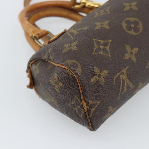 LOUIS VUITTON Monogram Mini Speedy Hand Bag M41534 LV Auth ep15574
