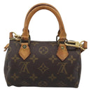 LOUIS VUITTON Monogram Mini Speedy Hand Bag M41534 LV Auth ep15574-3