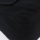 FENDI Mamma Baguette Shoulder Bag Cotton jersey Black Silver Auth ep15575-9