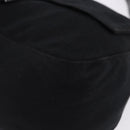 FENDI Mamma Baguette Shoulder Bag Cotton jersey Black Silver Auth ep15575-14