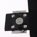 FENDI Mamma Baguette Shoulder Bag Cotton jersey Black Silver Auth ep15575-10