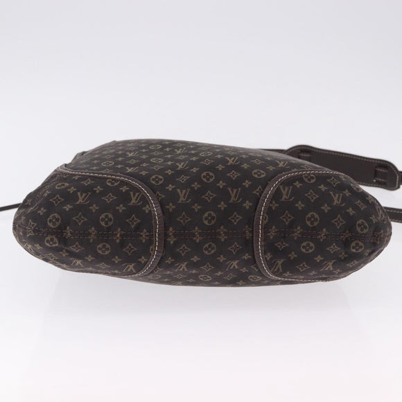 LOUIS VUITTON Monogram Mini Lin Buzasu Anjoul 2way Brown M95617 Auth ep15576A