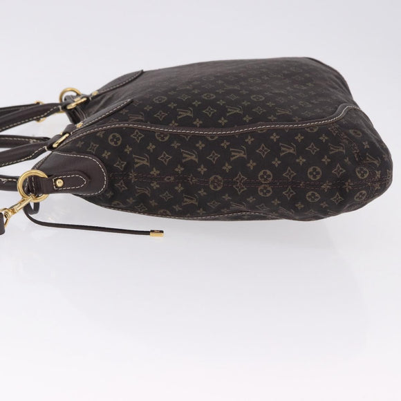 LOUIS VUITTON Monogram Mini Lin Buzasu Anjoul 2way Brown M95617 Auth ep15576A