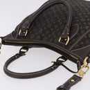 LOUIS VUITTON Monogram Mini Lin Buzasu Anjoul 2way Brown M95617 Auth ep15576A-6