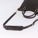 LOUIS VUITTON Monogram Mini Lin Buzasu Anjoul 2way Brown M95617 Auth ep15576A-9