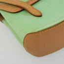 LOUIS VUITTON Vernis Biscayne Bay PM Shoulder Bag Peppermint M91289 Auth ep15577-11