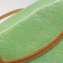 LOUIS VUITTON Vernis Biscayne Bay PM Shoulder Bag Peppermint M91289 Auth ep15577-15