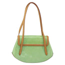 LOUIS VUITTON Vernis Biscayne Bay PM Shoulder Bag Peppermint M91289 Auth ep15577-3