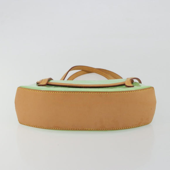 LOUIS VUITTON Vernis Biscayne Bay PM Shoulder Bag Peppermint M91289 Auth ep15577