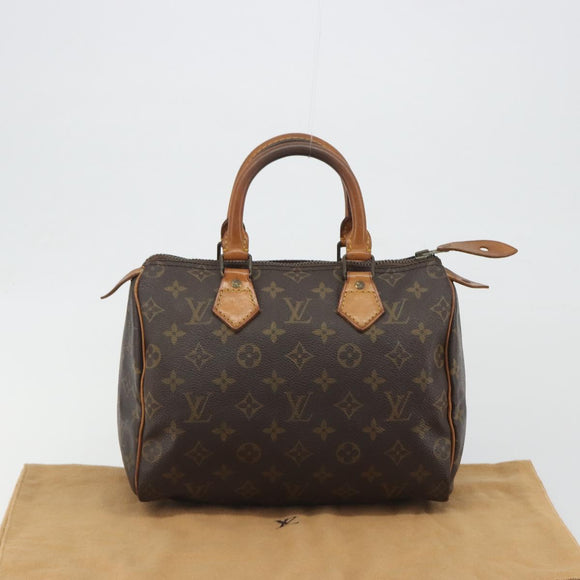 LOUIS VUITTON Monogram Speedy 25 Hand Bag M41528 LV Auth ep15579A