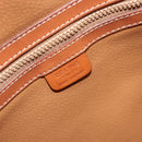 CELINE Macadam Canvas Hand Bag PVC Brown Gold Auth ep15587-17