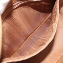 CELINE Macadam Canvas Hand Bag PVC Brown Gold Auth ep15587-21