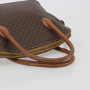 CELINE Macadam Canvas Hand Bag PVC Brown Gold Auth ep15587-7