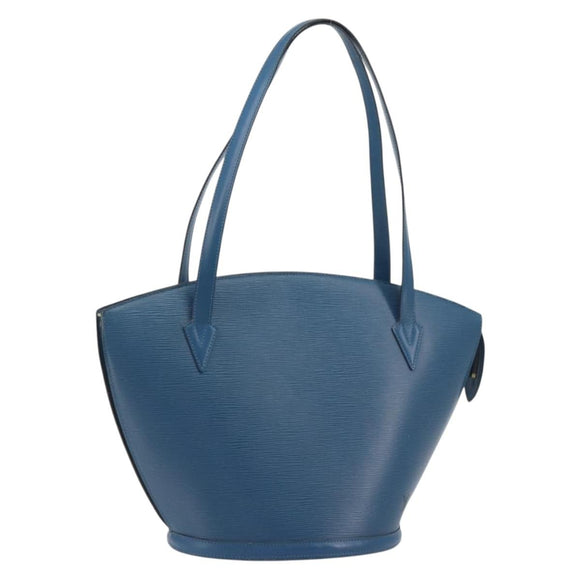 LOUIS VUITTON Epi Saint Jacques Shopping Shoulder Bag Blue M52275 Auth ep15588