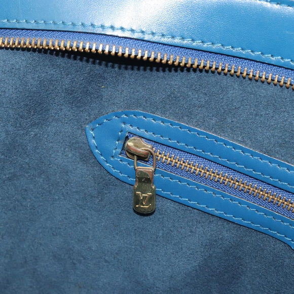 LOUIS VUITTON Epi Saint Jacques Shopping Shoulder Bag Blue M52275 Auth ep15588