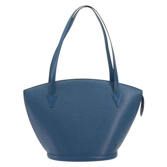 LOUIS VUITTON Epi Saint Jacques Shopping Shoulder Bag Blue M52275 Auth ep15588