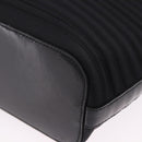 GUCCI Bamboo Hand Bag Canvas 2way Black Silver 000 1998 0588 Auth ep15589-13