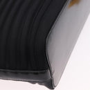 GUCCI Bamboo Hand Bag Canvas 2way Black Silver 000 1998 0588 Auth ep15589-14