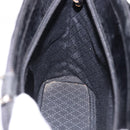 GUCCI Bamboo Hand Bag Canvas 2way Black Silver 000 1998 0588 Auth ep15589-19