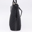 GUCCI Bamboo Hand Bag Canvas 2way Black Silver 000 1998 0588 Auth ep15589-4