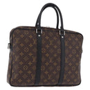 LOUIS VUITTON Monogram Porte Documents Voyage Hand Bag M40225 LV Auth ep15590-1