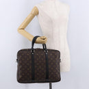 LOUIS VUITTON Monogram Porte Documents Voyage Hand Bag M40225 LV Auth ep15590-23