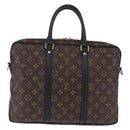 LOUIS VUITTON Monogram Porte Documents Voyage Hand Bag M40225 LV Auth ep15590-2