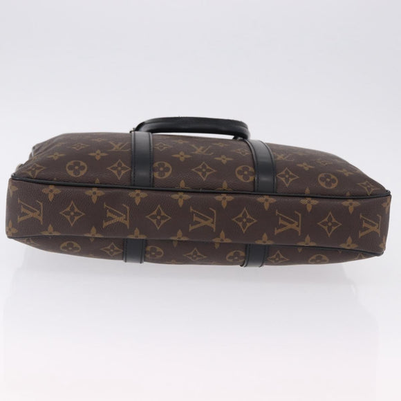 LOUIS VUITTON Monogram Porte Documents Voyage Hand Bag M40225 LV Auth ep15590