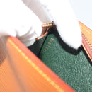 LOUIS VUITTON Epi Pochette Homme Bag Brown Zipangu Gold M52528 LV Auth ep15592-12